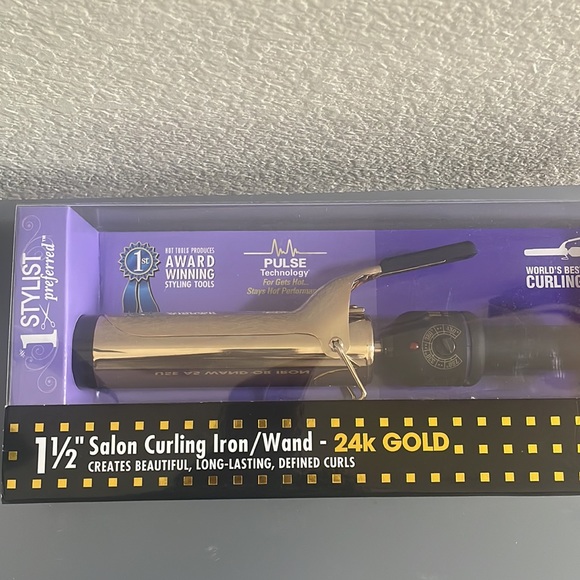 Hot Tools Professional Salon Curling Iron/Wand 1-1/2" - Picture 1 of 5